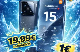 Xiaomi 15 + o2 Blue M: 60 GB 5G für nur 1€ Zuzahlung