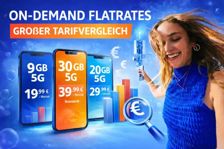 On-Demand Flatrate Vergleich 2026: Unbegrenzt ab 9,99 €