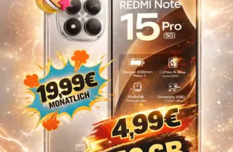 Redmi Note 15 Pro+ mit 50 GB Vodafone für 4,99 € Zuzahlung
