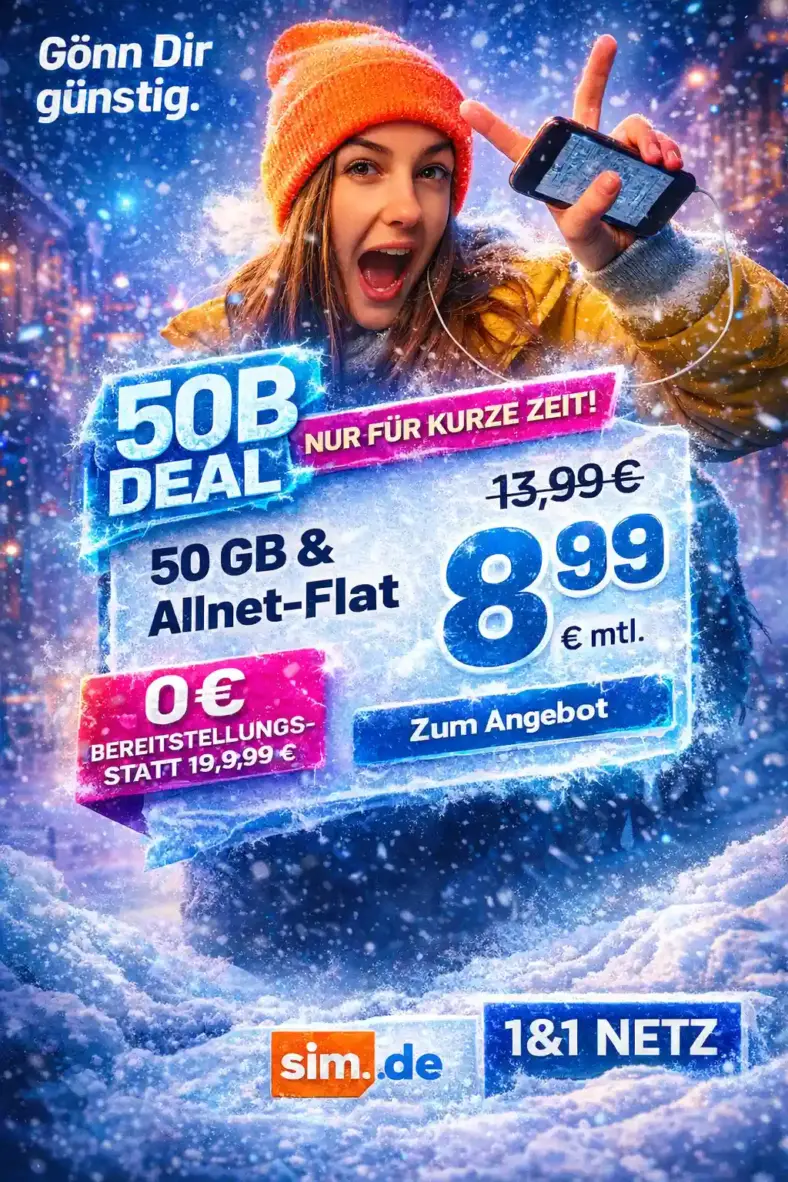 📱 sim.de Tarife ab 4,99 €/Monat – Alle Angebote 2026