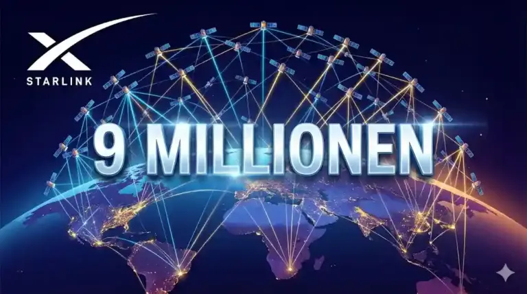 🛰️ Starlink: 9 Mio. Nutzer – Das explosive Wachstum 2025
