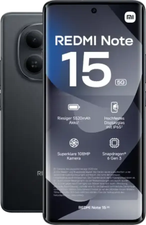Xiaomi Redmi Note 15 5G 128 GB für 4.99 EUR mit otelo Allnet Flat Classic 50 GB