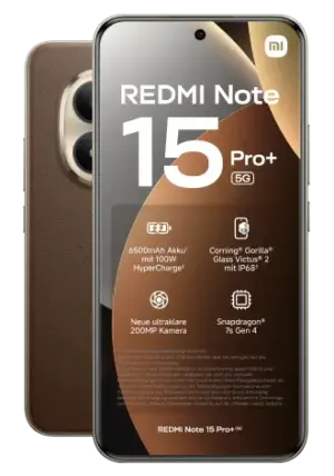 Xiaomi Redmi Note 15 Pro Plus 5G 512 GB für 89.00 EUR mit otelo Allnet Flat Classic 50 GB