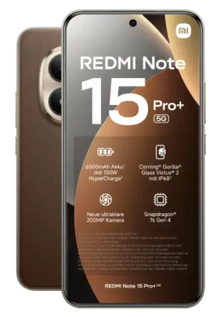 Xiaomi Redmi Note 15 Pro Plus 5G 512 GB für 4.99 EUR mit Vodafone Smart Ultimate ∞