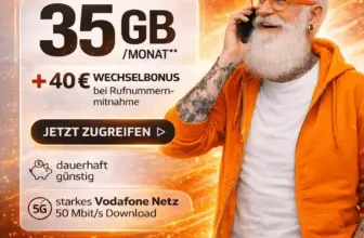 📱 allmobil 35 GB 5G für 4,32 € – Vodafone-Netz Deal ✓