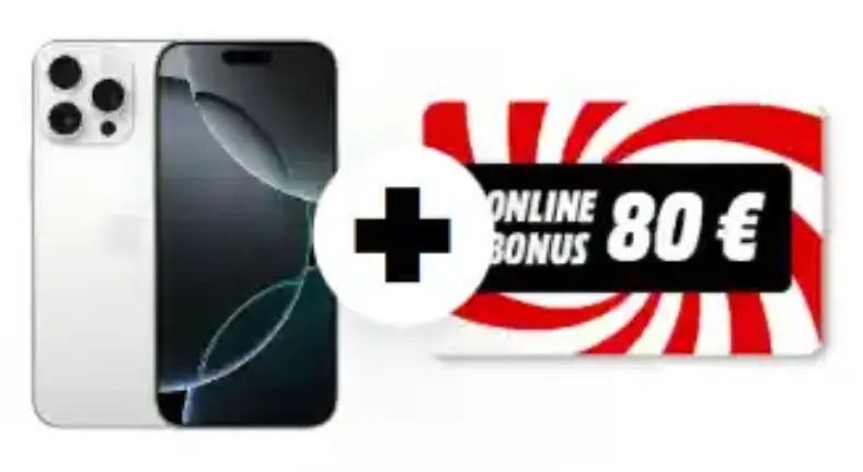 Apple iPhone 16 Pro Max 256 GB mit 80 EUR Bonus für 219.99 EUR mit freenet Telekom Magenta Mobil L 100 GB
