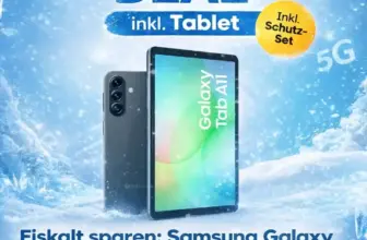 Samsung Galaxy A56 + Tab A11 mit 20 GB 5G ab 26,99 Euro