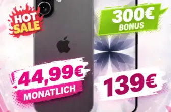 iPhone 17 + 50 GB Telekom-Flat für 44,99€ + 300€ Bonus