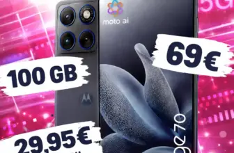 📱 Motorola Edge 70 + 100 GB Telekom 5G für eff. 0,37 € ✅