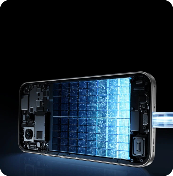 realme GT 8 Pro 7000mAh Titan-Akku mit 120W Schnellladen