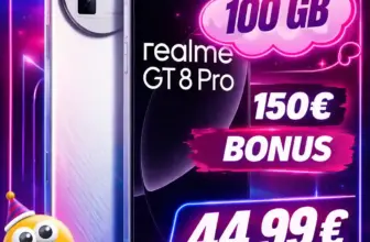 Realme GT 8 Pro + 100 GB Telekom für eff. 8,74 €/Monat