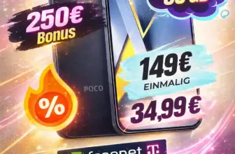 POCO F8 Ultra + 50 GB Telekom-Flat für 34,99€ + 250€ Bonus