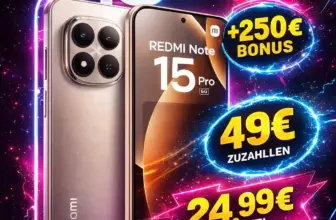 Redmi Note 15 Pro 5G + 50 GB Telekom für eff. 2,49 €/Monat