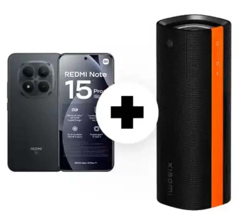 Xiaomi Redmi Note 15 Pro Plus 5G 256 GB mit Sound Party NS7-GL für 29.99 EUR mit freenet green Telekom 5G 20 GB