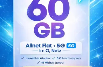 ⚡ Blau Flash Sale: 60 GB 5G ab 9,99 €/Mo flexibel
