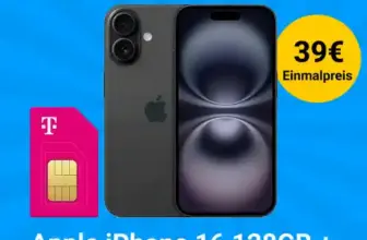 📱 iPhone 17 + Telekom 30 GB ab 4,32€ effektiv mit 240€ Cashback
