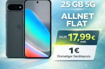 Google Pixel 10 + 25 GB o2 5G für eff. −7,76€ | Karneval-Deal 🎉