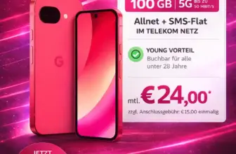 📱 Pixel 10a + congstar 100 GB Telekom | 100€ Trade-In