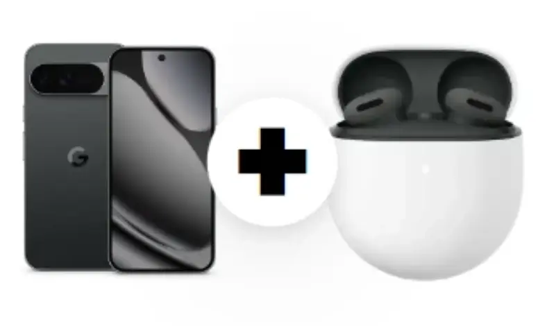Google Pixel 10 Pro XL 256 GB mit Pixel Buds 2A für 49.00 EUR mit freenet green Telefonica 5G Doppelkarte 25 GB