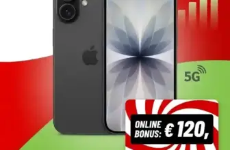 📱 iPhone 17 + Vodafone 100 GB Doppelkarte ab 34,98€