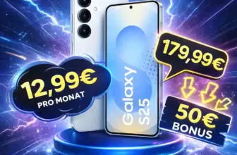 🔥 Galaxy S25 + 45 GB 5G für eff. -5,05€/Monat ✓