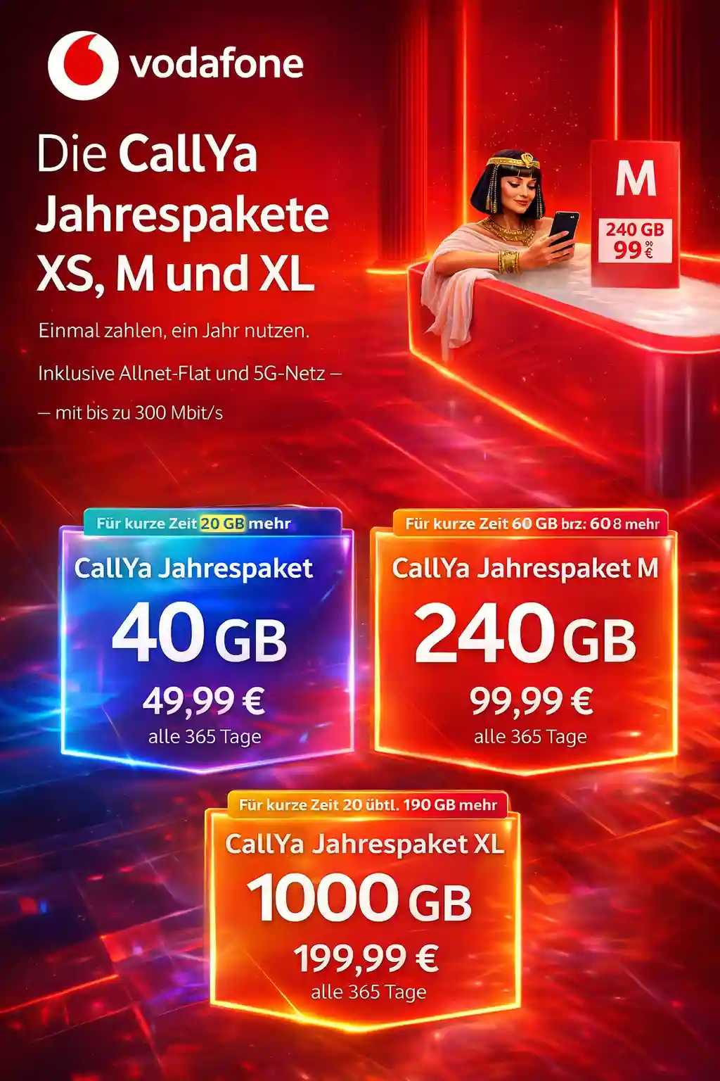 Vodafone CallYa Jahrestarif