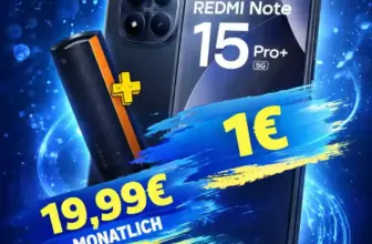📱 Redmi Note 15 Pro+ + Gratis-Speaker | o2 60 GB ab 19,99€