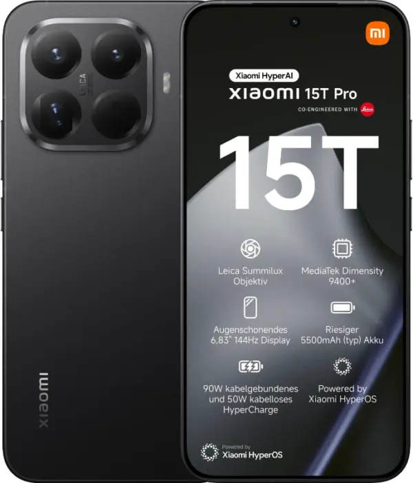 Xiaomi 15T Pro 256 GB für 134.00 EUR mit freenet freenet Vodafone Allnet Flat 5G 200 GB