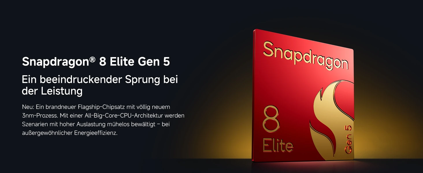 Snapdragon 8 Elite Gen 5 Prozessor im POCO F8 Ultra – 3nm Fertigung