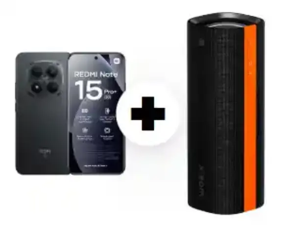 Xiaomi Redmi Note 15 Pro Plus 5G 256 GB mit Sound Party NS7-GL für 159.99 EUR mit freenet green Telefonica 5G 15 GB