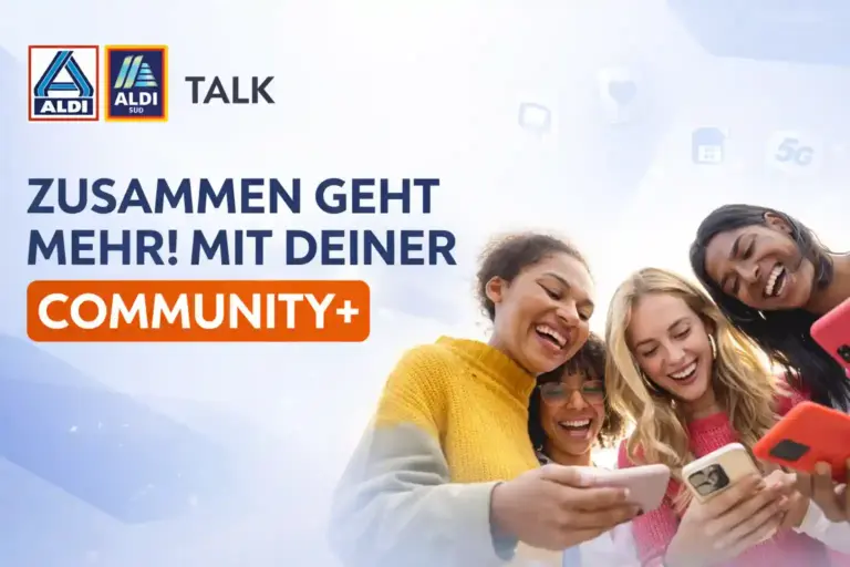 ALDI TALK Community+: Bis zu 25 GB extra & Datenvolumen teilen