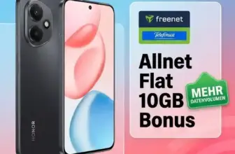 📱 Honor 400 für 29 € + 10 GB Allnet-Flat ab 6,99 €/Mon.