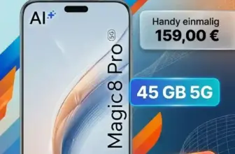 📱 Honor Magic8 Pro + 45 GB Vodafone 5G ab 34,99 €/Mon.