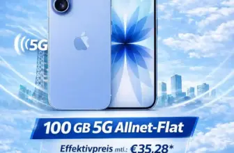 📱 iPhone 17 + o2 100 GB für 29,99 € | Effektiv 1,24 €