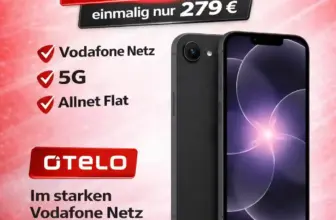 iPhone 17e für 279€ + otelo 50 GB für eff. 2,49 €/Mo