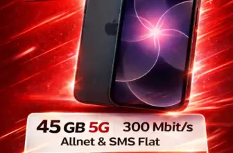 iPhone 17e für 1€ + Vodafone Smart 55 GB ab −3,05 €/Mo