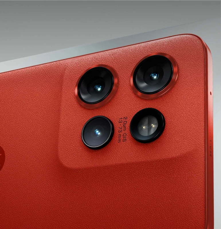 Motorola Edge 60 Neo Triple-Kamera mit 50-MP-Hauptsensor, Ultraweitwinkel und 3-fach optischem Zoom