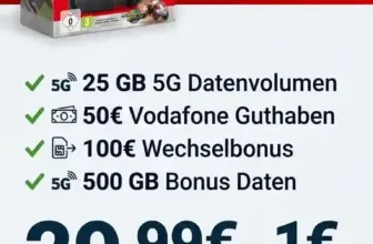 🎮 Switch 2 + MarioKart für 1€ mit Vodafone 25 GB