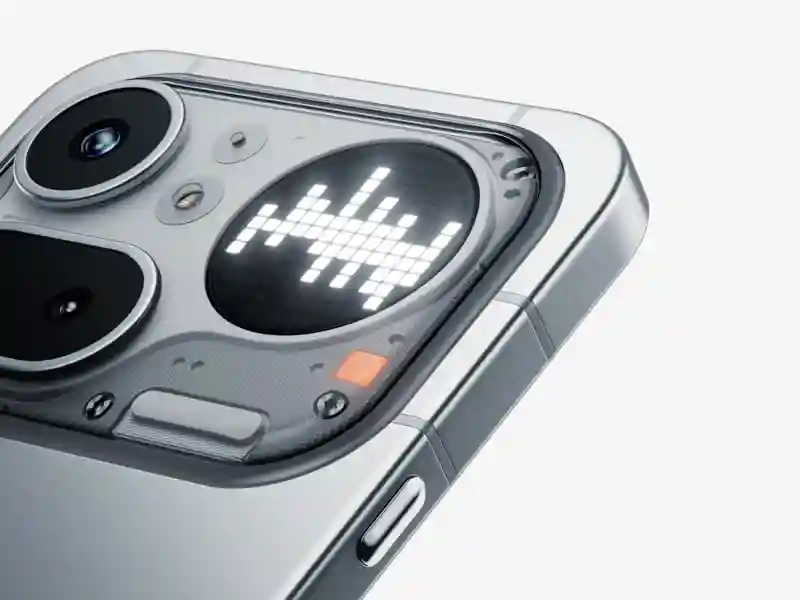 Nothing Phone 4a Pro Glyph Interface LED-Rückseite