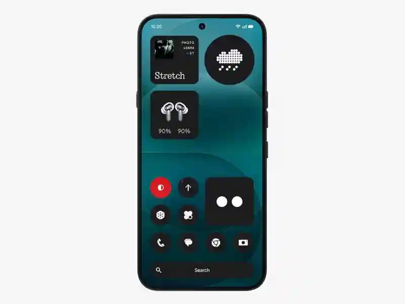 Nothing Phone 4a Pro Nothing OS 4.1 Benutzeroberfläche