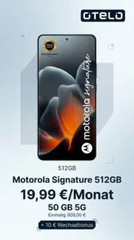 📱 Motorola Signature + 50 GB Vodafone ab 19,99 €
