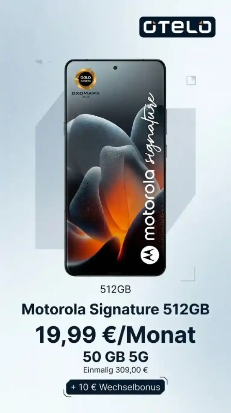 📱 Motorola Signature + 50 GB Vodafone ab 19,99 €