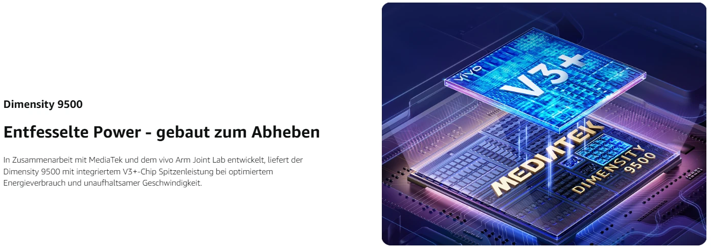 vivo X300 Pro mit MediaTek Dimensity 9500 Prozessor