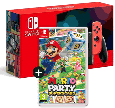 Nintendo Switch mit Mario Party Superstars