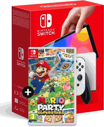 Nintendo Switch OLED mit Mario Party Superstars