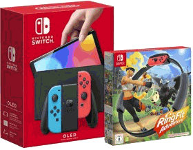 Nintendo Switch OLED mit Ring Fit Adventure