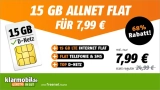 Tarif Kracher 🧨 15 GB Klarmobil Vodafone LTE Allnet Flat für 7,99€