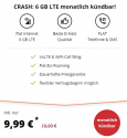 6 GB Crash Telekom LTE Allnet Flat für 9,99€ | monatlich kündbar!