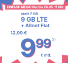 Simplytel 18 GB Flat für 14,99€ | monatlich kündbar