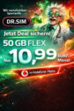 DR. SIM Tarife: 20-50 GB 5G im Vodafone-Netz ab 8,99 €